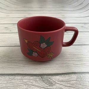 Heart with Arrow Starbucks Mug Red 12 Fl Oz